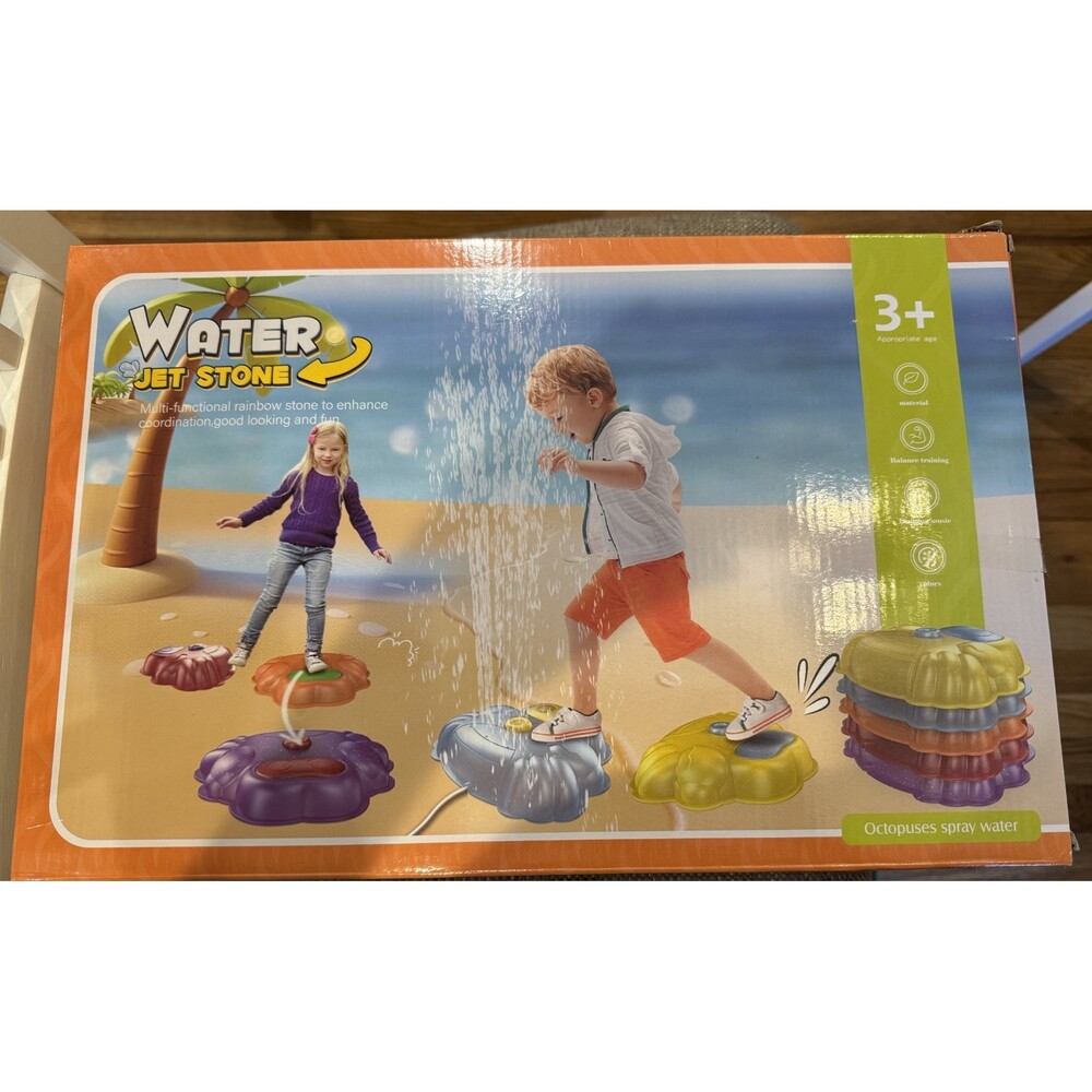New Inflatable Water Jet Stone Sprinkler Toy